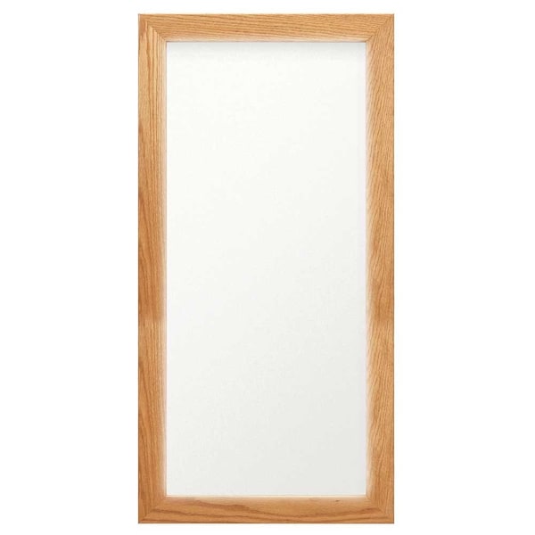 Drop-In Shadowbox, 24"x36", Light Oak/Blac